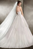 Klassisches Gute Qualität Modisches Sittsames Brautkleid ohne Ärmeln - 4