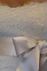 Organza Reißverschluss glamouröses Brautkleid mit Schleife mit Gürtel - 3
