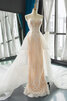 Satin Wunderbar Bezauberndes Elegantes Brautkleid ohne Ärmeln - 3