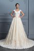 Duchesse-Linie Auffällig Formelles Elegantes Brautkleid mit Offenen Rücken - 4