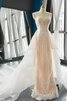 Satin Wunderbar Bezauberndes Elegantes Brautkleid ohne Ärmeln - 2