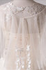 A-Line Attraktiv Anständiges Luxus Brautkleid mit Schaufel Ausschnitt - 5