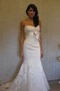Organza Reißverschluss glamouröses Brautkleid mit Schleife mit Gürtel - 4