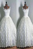 Ärmelloses Natürliche Taile Klassisches Herz-Ausschnitt Brautkleid mit Bordüre