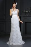 Empire Taille Kapelle Schleppe Anständiges Brautkleid mit Bordüre ohne Ärmeln