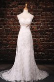 Robe de mariée avec perle longueur mollet en satin d'épaule asymétrique textile en tulle