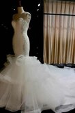 Natürliche Taile Meerjungfrau Stil Halle bodenlanges langes Brautkleid mit Herz-Ausschnitt