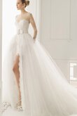 Kapelle Schleppe Halle V-Ausschnitt sexy bodenlanges stilvolles Brautkleid