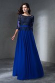 Reißverschluss Prinzessin A-Line Modisches Abendkleid mit Applikation
