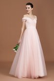Tüll Bezaubernd Prinzessin Herz-Ausschnitt Brautjungfernkleid mit Natürlicher Taille