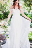 Beach Stil Garten Exquisit Anständiges Brautkleid mit Reißverschluss