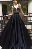 A-Line Prinzessin Gerüschtes Natürliche Taile Glamourös Abendkleid