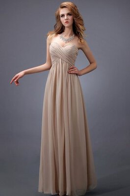 Reißverschluss Empire sexy prächtiges Brautjungfernkleid mit Herz-Ausschnitt mit kreuz