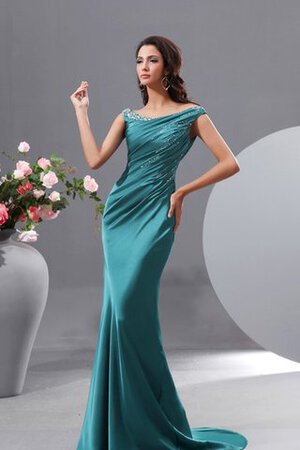 Schulterfreier Ausschnitt Paillettenbesetztes Meerjungfrau Stil sexy Abendkleid - Bild 1