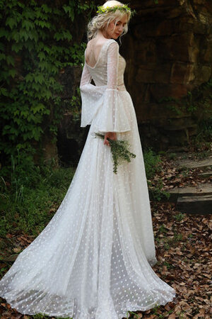 Einzigartig Zweistück Anständiges Festliches Brautkleid mit Bordüre - Bild 4
