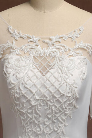 Satin Bezaubernd Schick Brautkleid aus Tüll mit Perlen - Bild 6