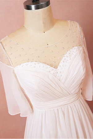 Robe de mariée glamour avec chiffon solennelle mode spécial - Photo 7
