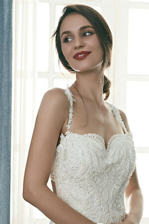 Mode Zeitloses Reißverschluss Ärmelloses Stilvolles Brautkleid - Bild 3