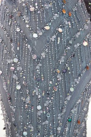 Normale Taille Perlenbesetztes Reißverschluss Exquisit Ballkleid mit Kristall - Bild 8