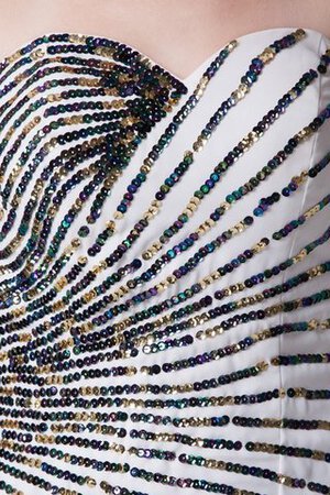 Perlenbesetztes Rocklänge-asymmetrisches attraktives Cocktailkleid mit Herz-Ausschnitt - Bild 4