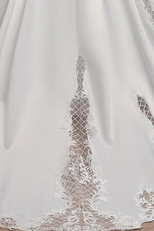 Satin Bezaubernd Schick Brautkleid aus Tüll mit Perlen - Bild 5