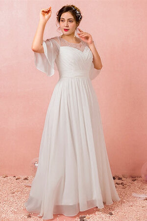 Robe de mariée glamour avec chiffon solennelle mode spécial - Photo 4
