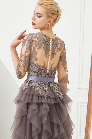 Ewiges Exquisit Tüll Ballkleid mit Juwel Ausschnitt mit Schleife - Bild 5