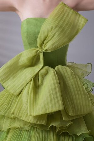 A-Linie trägerloser Ausschnitt Duchesse-Linie geschichtes Quinceanera Kleid mit Rüschen - Bild 5