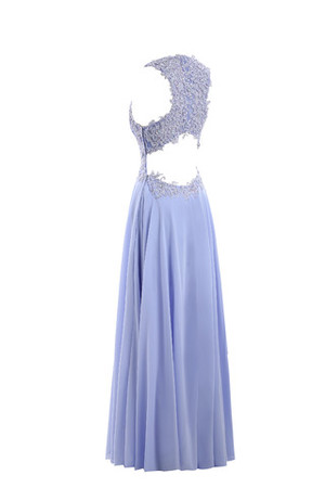 Perlenbesetztes schlichtes extravagantes Modern Netzstoff Abendkleid mit Falte Mieder - Bild 8