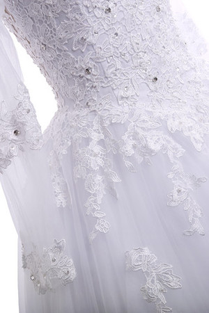 Robe de mariée brillant distinguee exclusif officiel de col en cœur - Photo 7