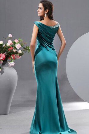 Schulterfreier Ausschnitt Paillettenbesetztes Meerjungfrau Stil sexy Abendkleid - Bild 6