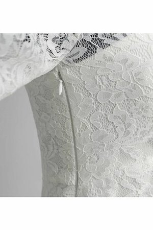 Gerüschtes klassisches durchsichtige Rücken schick bescheidenes Brautkleid mit Empire Taille - Bild 10