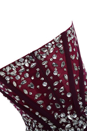 Abito da Sera Tessuto di maglia Tubino moda conservatore in Chiffon A-Line favola - Foto 7
