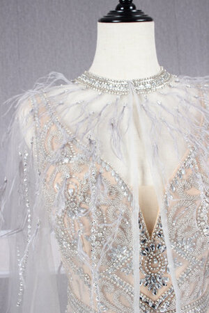 Satin Wunderbar Luxus Bodenlanges Brautkleid mit Reißverschluss - Bild 10