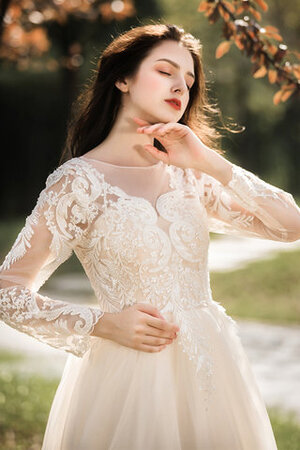 Robe de mariée fermeutre eclair avec perle belle appliques elégant - Photo 5