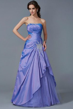 Meerjungfrau Stil Trägerlos Duchesse-Linie Anständiges Quinceanera Kleid mit Empire Taille - Bild 1