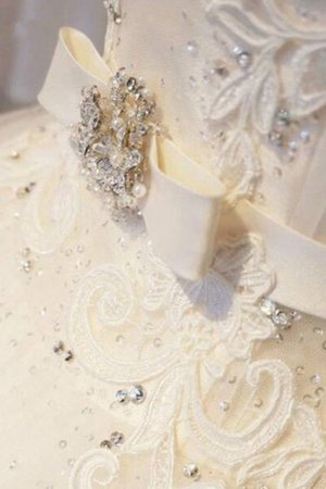 Halle Gute Qualität Prächtiges Bodenlanges Brautkleid mit Natürlicher Taille - Bild 4