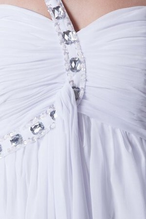 Plissiertes Seeküste Reißverschluss bezauberndes swing bodenlanges Brautkleid - Bild 8