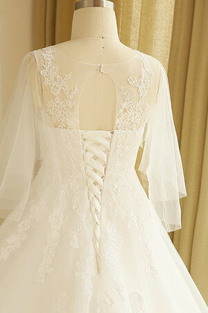 Verlockend Romantisches Brautkleid mit Applikation mit Rüschen - Bild 7
