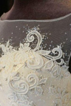 Halle Gute Qualität Prächtiges Bodenlanges Brautkleid mit Natürlicher Taille - Bild 5