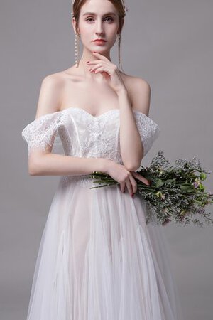 Süss Tüll Dom Zeitloses Brautkleid mit Natürlicher Taille - Bild 7