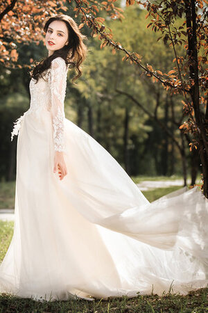 Robe de mariée fermeutre eclair avec perle belle appliques elégant - Photo 3