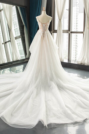 Satin Wunderbar Bezauberndes Elegantes Brautkleid ohne Ärmeln - Bild 5