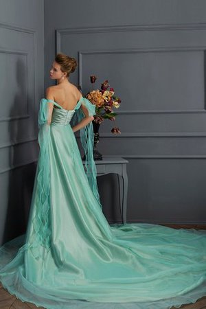Ärmelloses Prinzessin Taft Modern Abendkleid mit Reißverschluss - Bild 2