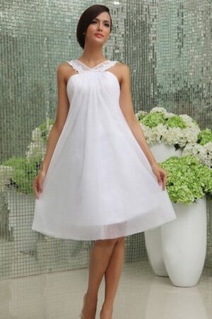 Schlussverkauf Reißverschluss Sexy Langes Brautkleid mit Stickerei - Bild 6