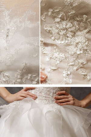 Robe de mariée en tulle distinctif en satin cordon derniere tendance - Photo 5