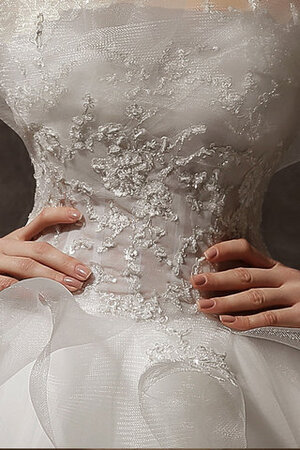 Robe de mariée en tulle distinctif en satin cordon derniere tendance - Photo 4