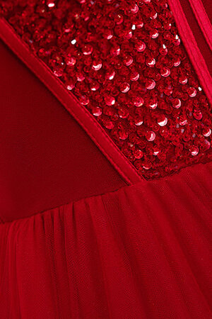 Robe de bal avec lacets en satin magnifique avec perle ligne a - Photo 5