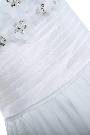 Normale Taille Empire Taille exklusive sittsames langes Brautkleid aus elastischer Satin - Bild 3