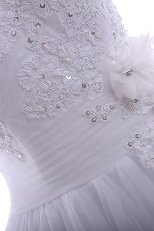Sweep Zug Perlenbesetztes formelles bezauberndes Brautkleid mit Spitze mit Kristall - Bild 3
